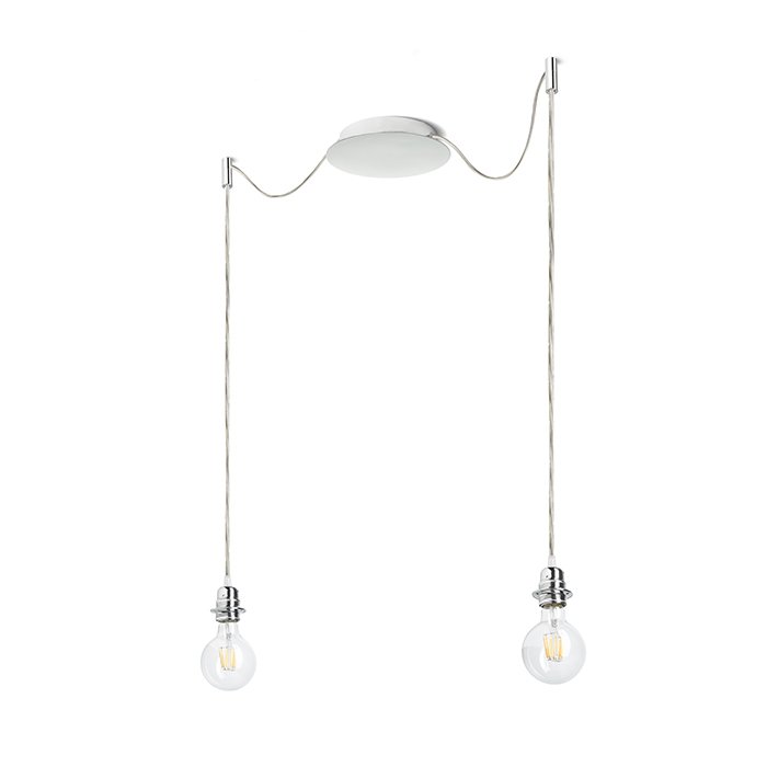 RENDL KOMBIX 2 závesná súprava CHZ+TK+CHO 230V LED E27 2x15W – obrázok 1