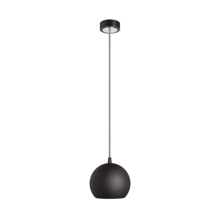 RENDL COPA závesná čierna sklo 230V LED E27 11W – obrázok 1