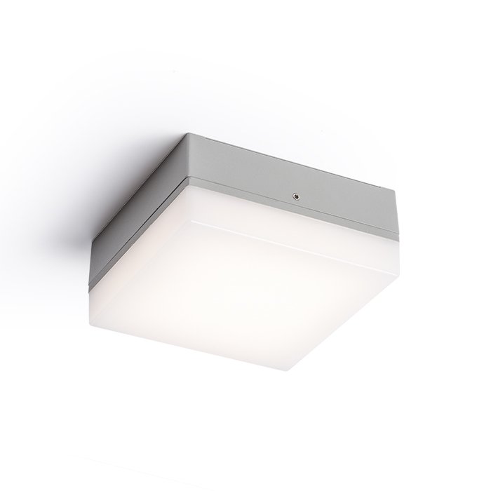 RENDL SPECTACLE prisadená striebornosivá 230V LED 5W IP54 3000K – obrázok 1