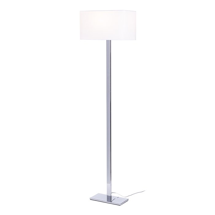 RENDL PLAZA stojanová biela chróm 230V LED E27 15W – obrázok 1