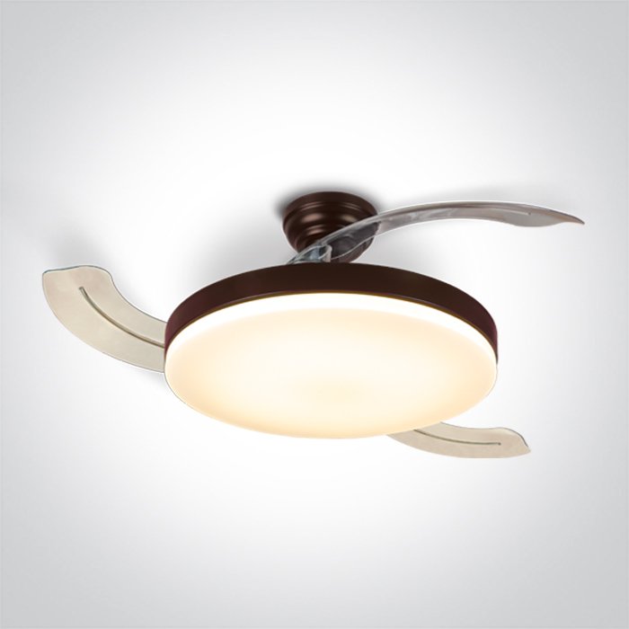 6300/BR/V BROWN PC TINTED BROWN ROD FAN 25W LED 32W CCTV IP20 230V – obrázok 1