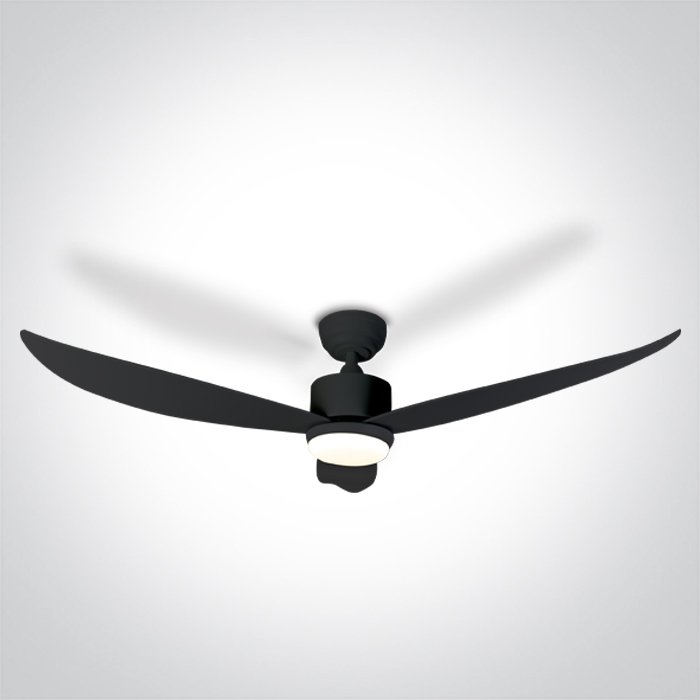 6302/B/V BLACK ABS ROD FAN 35W LED 22W CCTV IP20 230V – obrázok 1