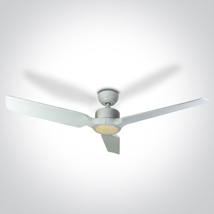 6310/W/V WHITE WOOD WHITE ROD FAN 35W LED 22W CCTV IP20 230v – obrázok 1