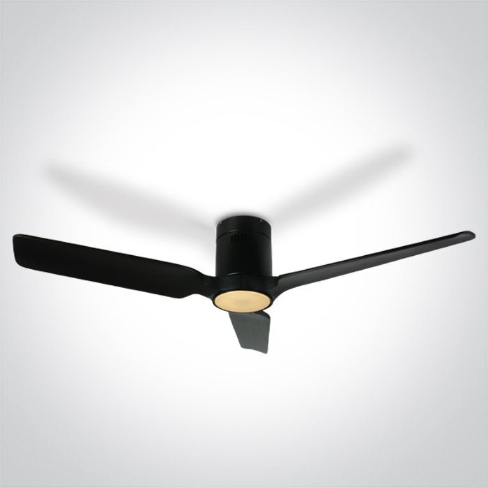 6310C/B/V BLACK WOOD BLACK CEILING FAN 35W LED 22W CCTV IP20 230V – obrázok 1
