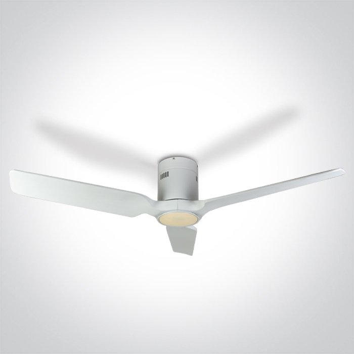 6310C/W/V WHITE WOOD WHITE CEILING FAN 35W LED 22W CCTV IP20 230V – obrázok 1