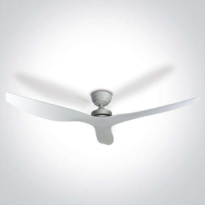 6316/W WHITE ABS ROD FAN 30W IP20 230V – obrázok 1