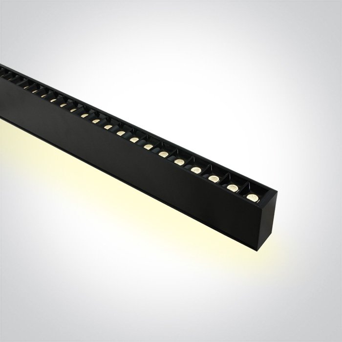 38150BU/B/V BLACK 48pcs SPOTS 40W 34d UGR17 + UPLIGHT 22W 120d CCTV PV 230V DARK LIGHT – obrázok 1