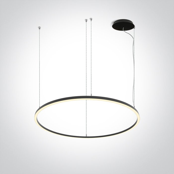 62156C/B/W BLACK PENDANT LED 65W WW IP20 230V – obrázok 1