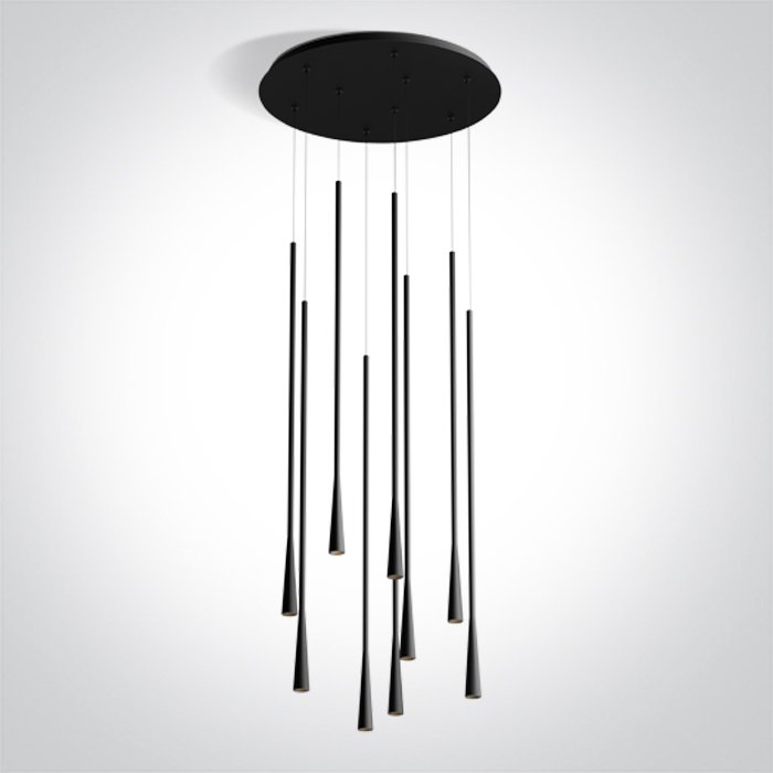 63076D/B/W BLACK 9x5W WW 230V – obrázok 1