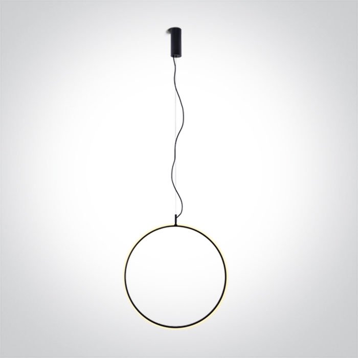 63152A/B/W BLACK RING 40cm 20W WW IP20 230V DIMMABLE – obrázok 1