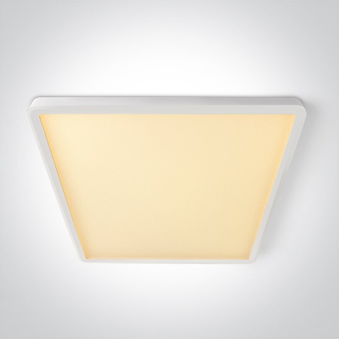 62020KU/W/V WHITE PLAFO SQUARE 32W CCTV UGR19 230V – obrázok 1