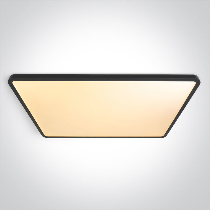 62020PU/B/V BLACK PLAFO RECTANGULAR 60W CCTV UGR19 230V – obrázok 1