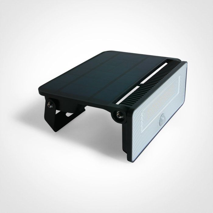 65748/B/C SOLAR BLACK 12W CW IP54 SENSOR – obrázok 1