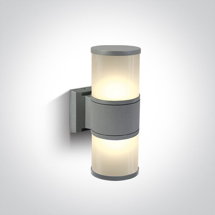67098/G GREY WALL BRACKET 2xE27 20w – obrázok 1