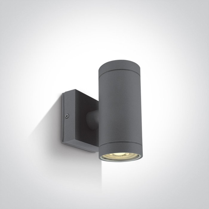 67130/AN ANTHRACITE WALL 2xGU10 10W IP54 – obrázok 1