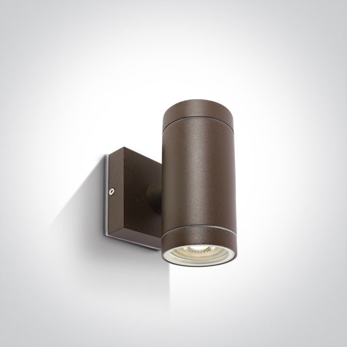 67130/BR RUST BROWN WALL 2xGU10 10W IP54 – obrázok 1
