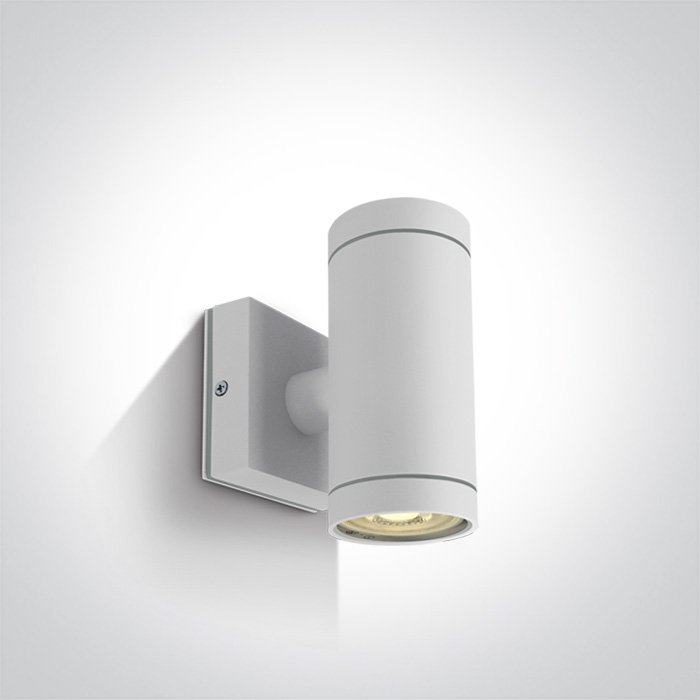 67130/W WHITE WALL 2xGU10 10W IP54 – obrázok 1