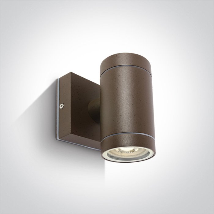 67130E/BR RUST BROWN WALL GU10 10W IP54 – obrázok 1