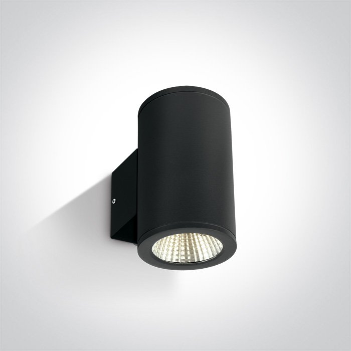 67138/B/W BLACK COB LED 2x6W WW IP54 230V – obrázok 1