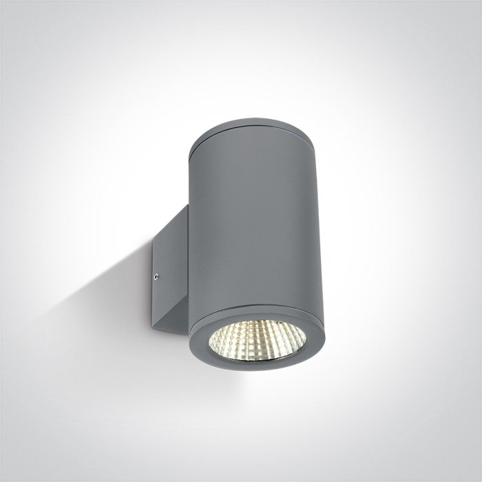 67138/G/W GREY COB LED 2x6W WW IP54 230V – obrázok 1