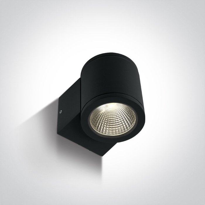 67138E/B/W BLACK COB 6W WW IP54 100-240V – obrázok 1