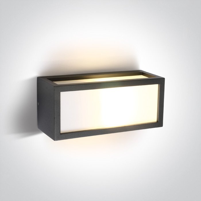67328/AN ANTHRACITE E27 12W WALL LIGHT IP54 – obrázok 1