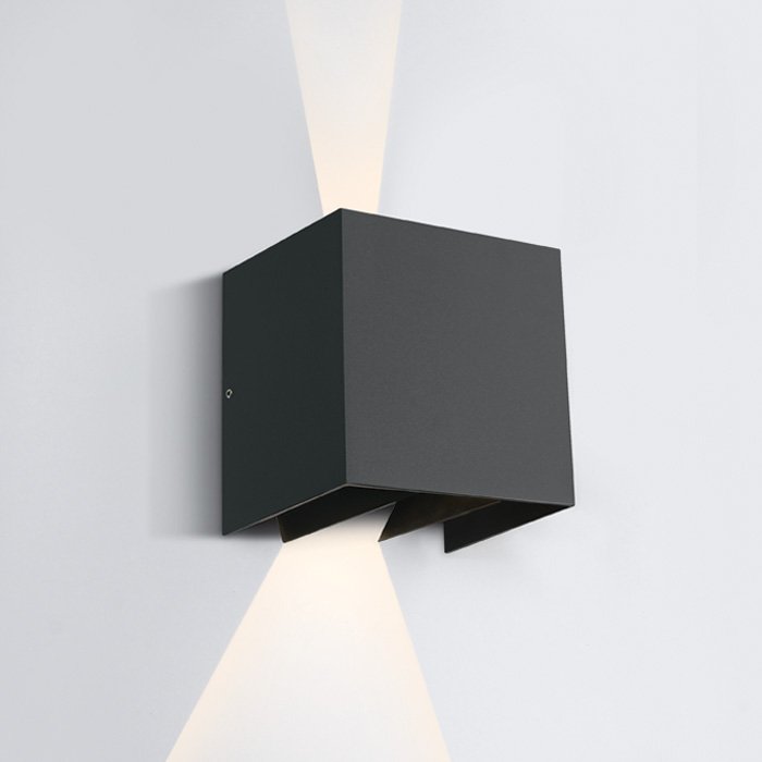 67340A/AN/W ANTHRACITE WALL 2x3W WW IP54 230V – obrázok 1