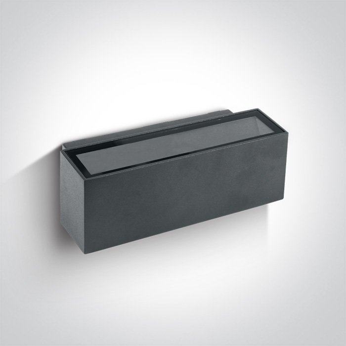 67374A/AN/W ANTHRACITE WALL LIGHT 2x6W WW IP54 230V – obrázok 1