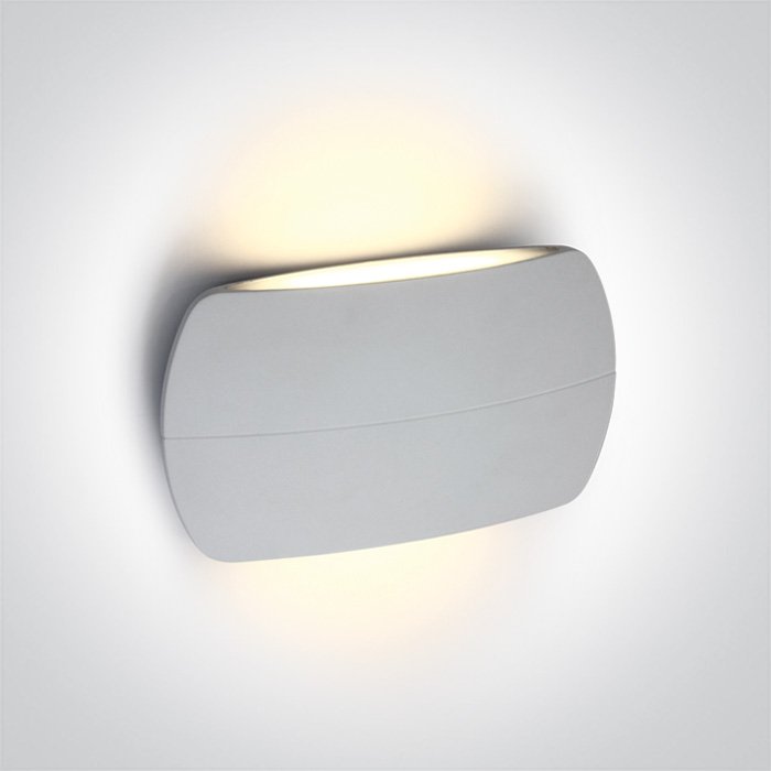 67378A/W/W WHITE WALL LIGHT 2x6W WW IP54 230V – obrázok 1