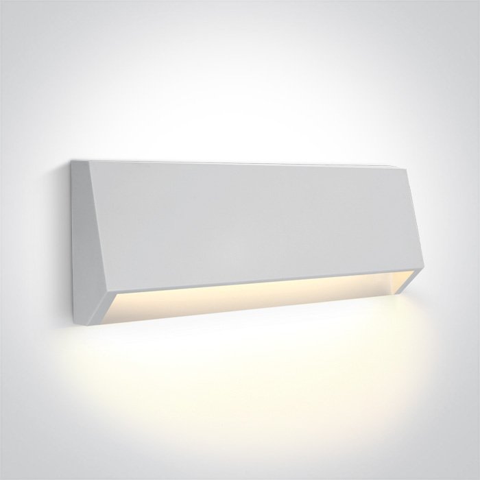 67386C/W/V WHITE WALL LIGHT 4W CCTV DARK LIGHT IP65 230V – obrázok 1