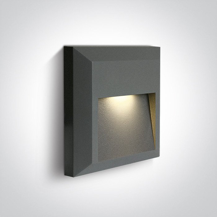 67388B/AN/V ANTHRACITE WALL LIGHT 2W CCTV DARK LIGHT IP65 230V – obrázok 1