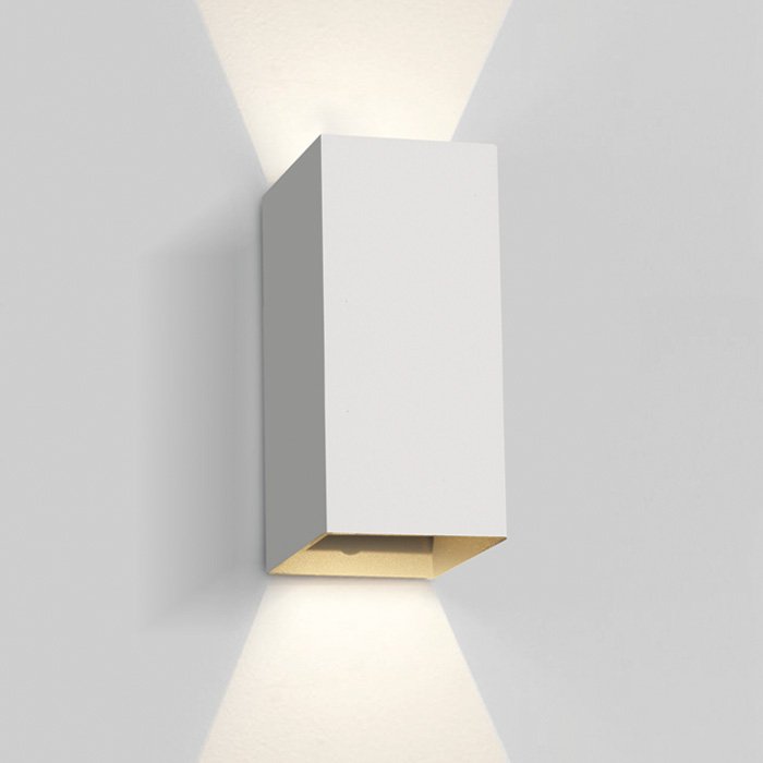 67398A/W/W WHITE WALL 2x3W WW IP54 DARK LIGHT 100-240V – obrázok 1