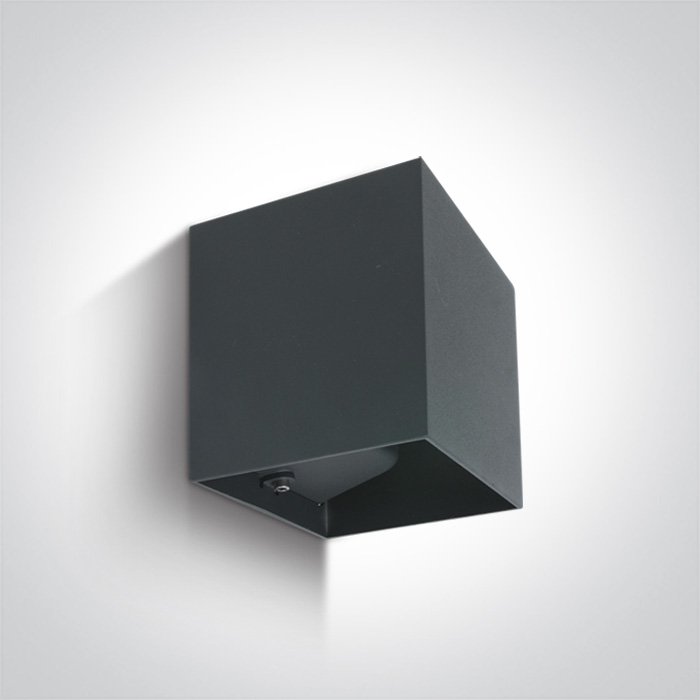 67398C/AN/W ANTHRACITE WALL 2x3W WW IP54 DARK LIGHT 100-240V – obrázok 1