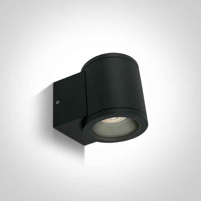 67400A/B BLACK WALL GU10 10W IP54 – obrázok 1