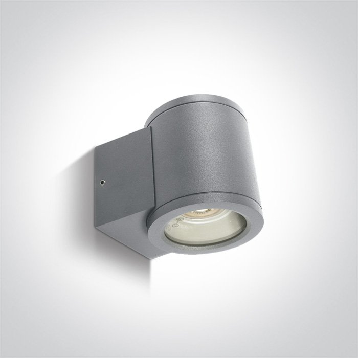 67400A/G GREY WALL GU10 10W IP54 – obrázok 1