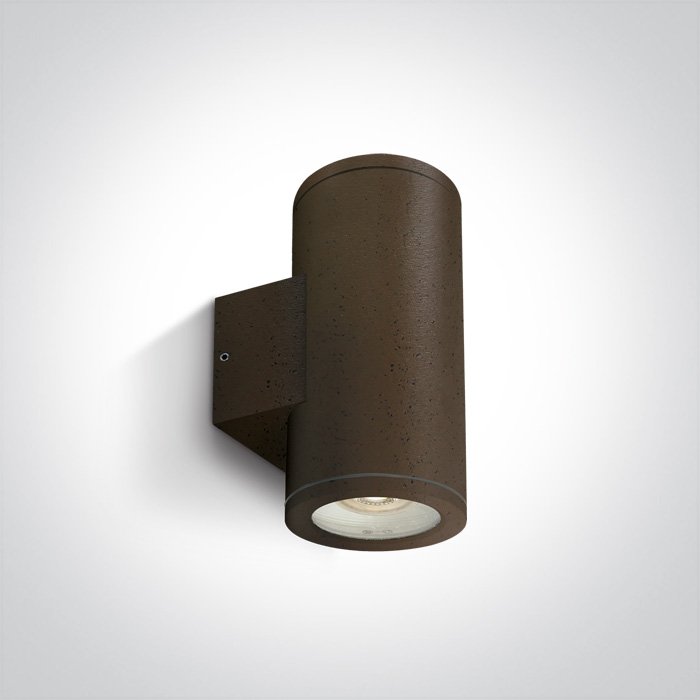 67400B/BR RUST BROWN WALL GU10 2x10W IP54 – obrázok 1