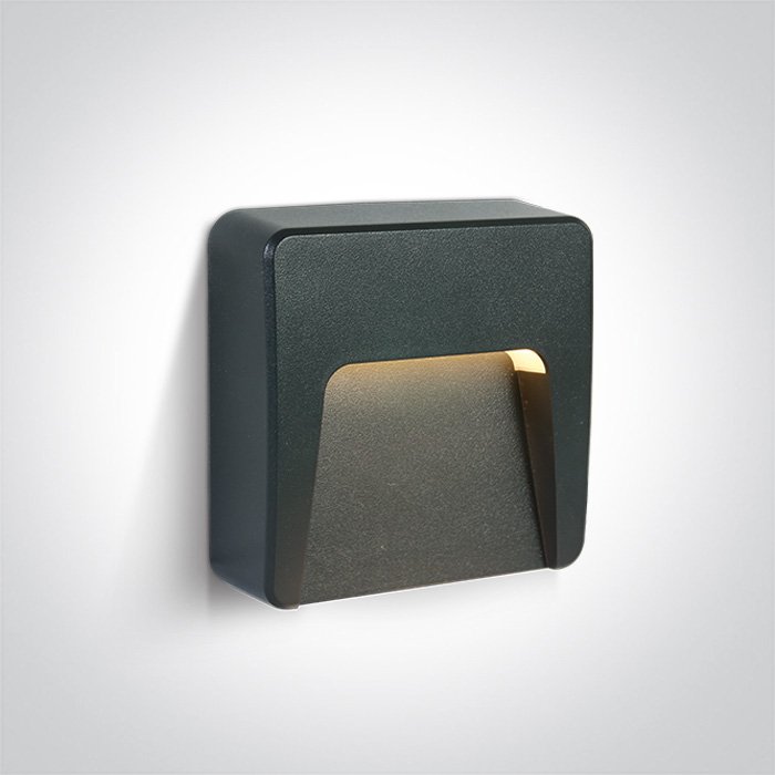 67418/AN/V ANTHRACITE WALL LIGHT 3W CCTV DARK LIGHT IP65 230V – obrázok 1