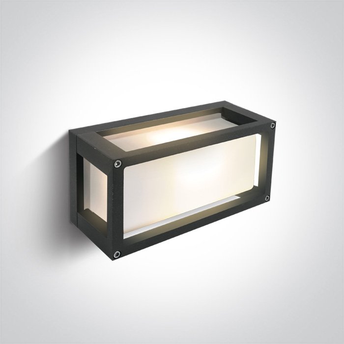 67420/AN ANTHRACITE E27 12W WALL LIGHT IP54 – obrázok 1