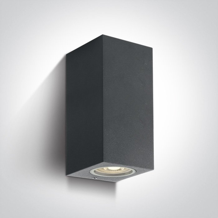 67426A/AN ANTHRACITE WALL LIGHT GU10 2x10W IP65 – obrázok 1