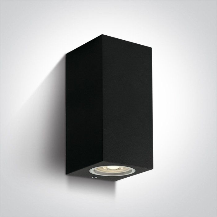 67426A/B BLACK WALL LIGHT GU10 2x10W IP65 – obrázok 1