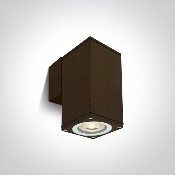 67426B/BR RUST BROWN WALL GU10 10w IP54 100-240V – obrázok 1