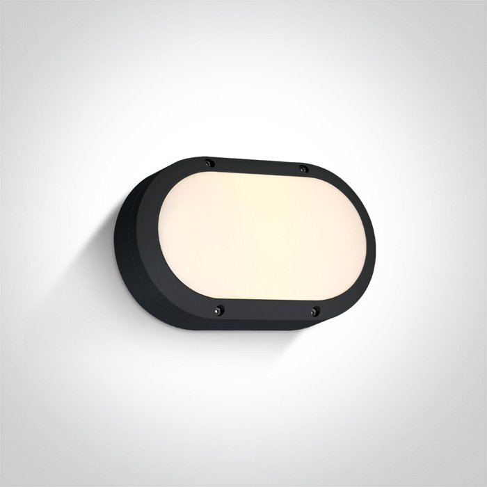 67442B/B/W BLACK WALL LIGHT 10W WW IP54 230V – obrázok 1
