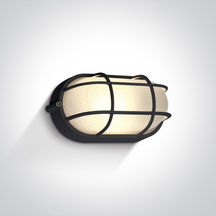 67444C/B/W BLACK WALL LIGHT 10W WW IP54 230V – obrázok 1