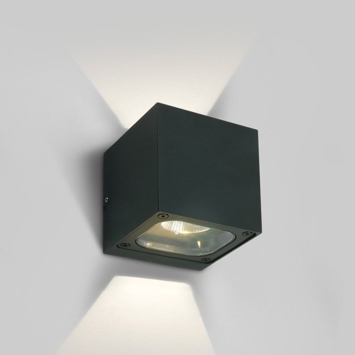 67524B/AN/W ANTHRACITE WALL 2x6W WW IP65 230V – obrázok 1