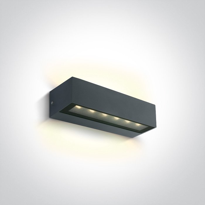 67526B1/AN/W ANTHRACITE 2x6W WW IP65 230V – obrázok 1