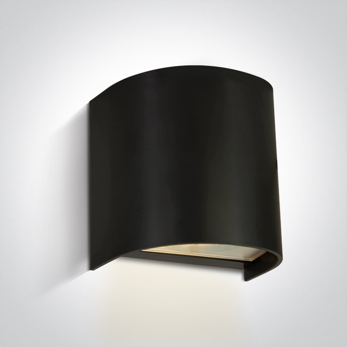 67536A/B BLACK WALL LIGHT GU10 6W IP65 100-240V – obrázok 1