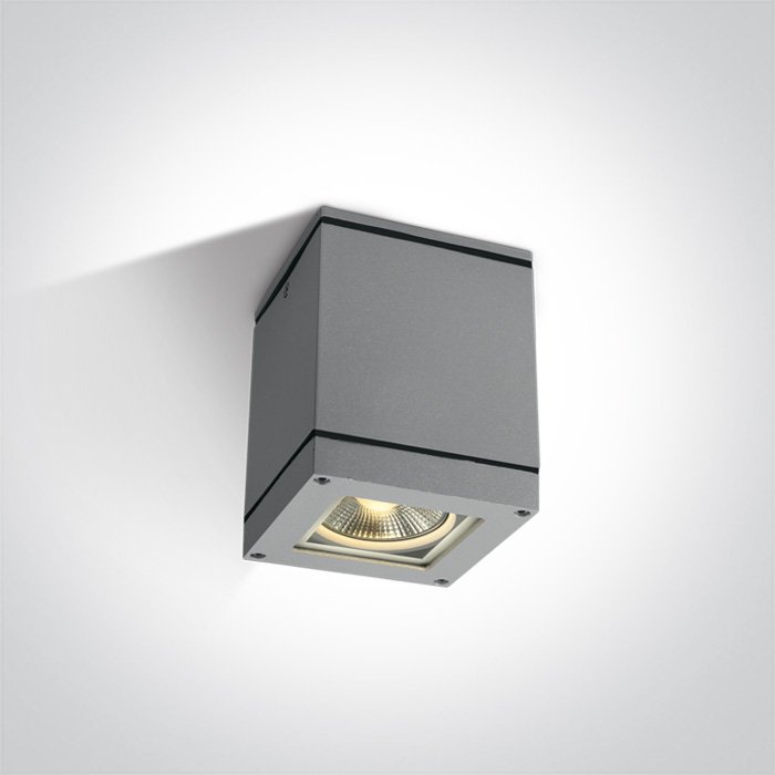 67132D/G GREY SQUARE CEIL PAR30 20W IP54 – obrázok 1