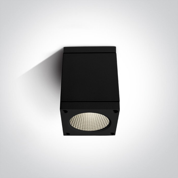 67138D/B/W BLACK COB LED 6W WW IP54 100-240V – obrázok 1