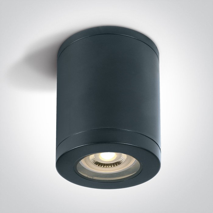 67142B/B BLACK CYLINDER GU10 10W IP65 – obrázok 1