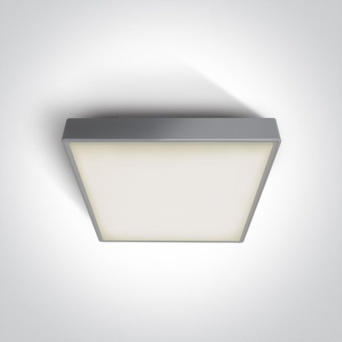 67282AN/G/W GREY LED PLAFO 24W WW IP65 230v – obrázok 1